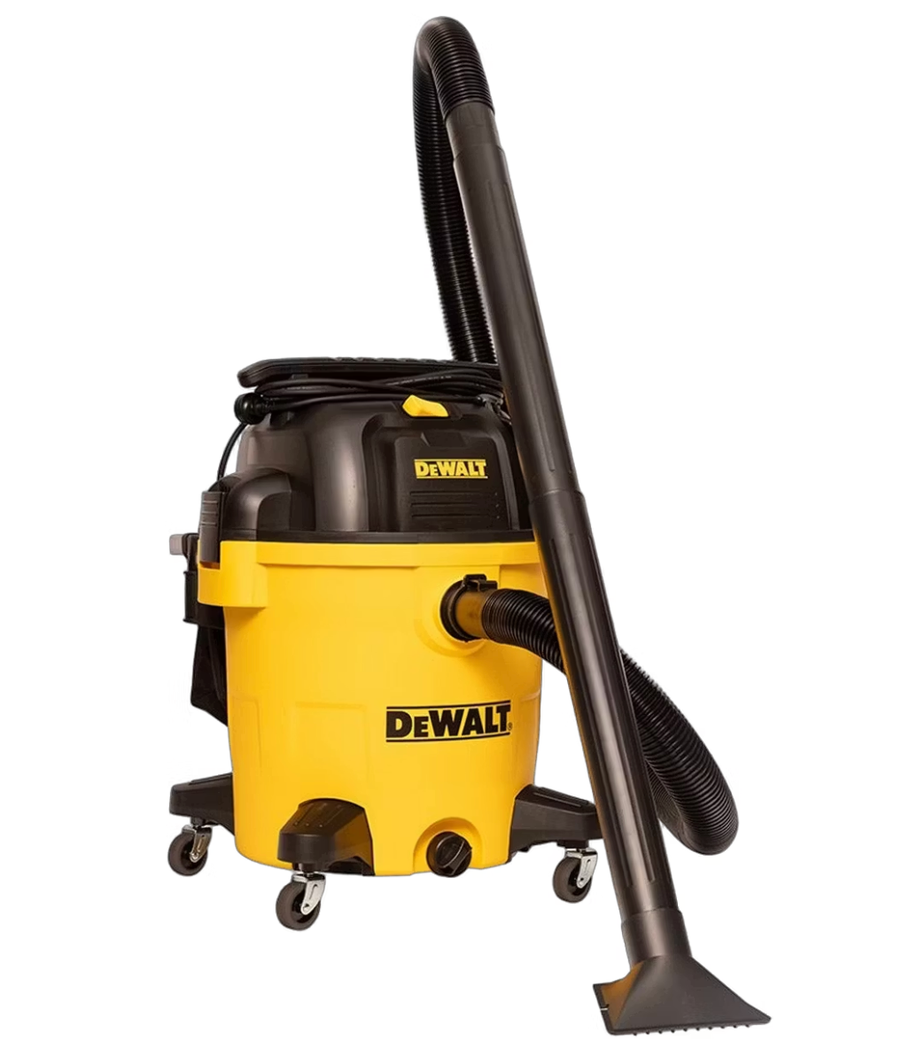 DeWalt – Stealthsonic Nat- & Droogzuiger – 45 l & 960 W – Voorzien Van Stealthsonic-geluidsreductie En Wasbaar Patroonfilter – Voor Bouwplaats En Werkplaats – Geel Polycarbonaat