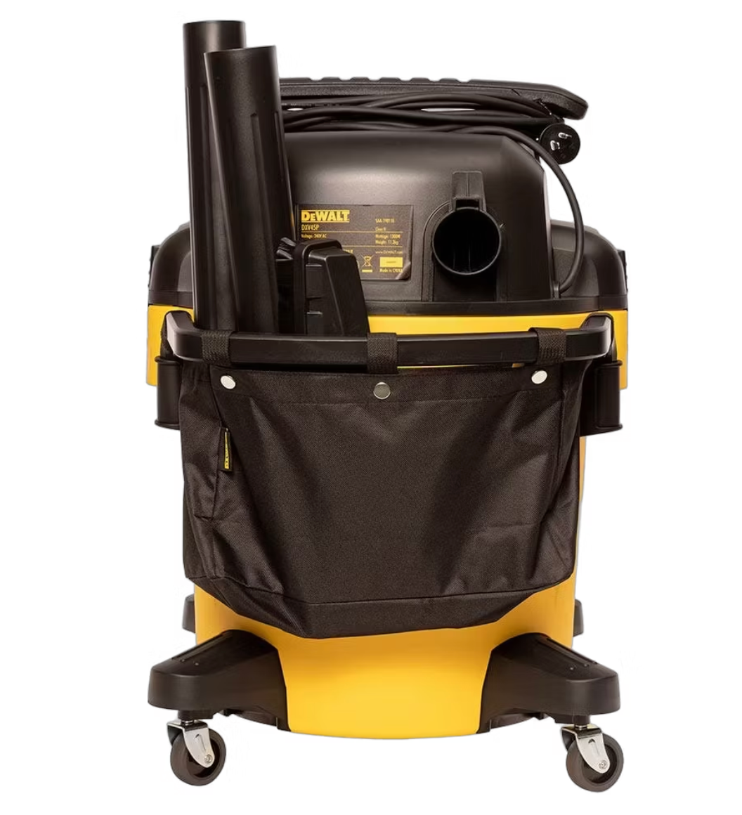 DeWalt – Stealthsonic Nat- & Droogzuiger – 45 l & 960 W – Voorzien Van Stealthsonic-geluidsreductie En Wasbaar Patroonfilter – Voor Bouwplaats En Werkplaats – Geel Polycarbonaat