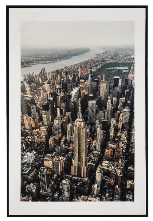 Bizzotto – Voyage Hi.Glossy Framed Canvas – 60 x 4 x 90 cm – Voorzien Van Hoogglansafwerking En Modern Design En Haarscherpe Print – Voor Woonkamer En Kantoor – Meerkleurig Canvas En Sparrenhout