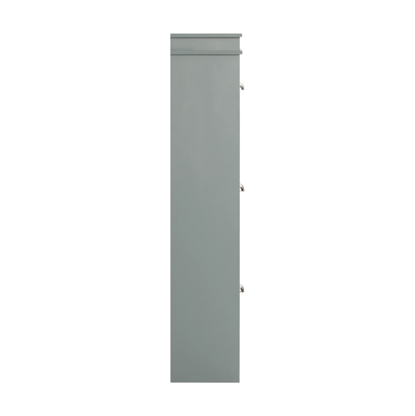 SoBuy Moderne Schoenenkast – 3 Kleppen Schoenenopslag – Stijlvol & Ruimtebesparend Halmeubel – 53x24x117 cm – Grijs
