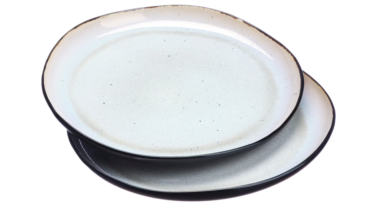 Björn The Full Service Serviesset 41-delig – Voorzien Van Reactieve Glazuurlaag En Ovenbestendig Tot 180°C En Magnetronbestendig – Voor 6 Personen – Ivory White Aardewerk – 12-26 cm