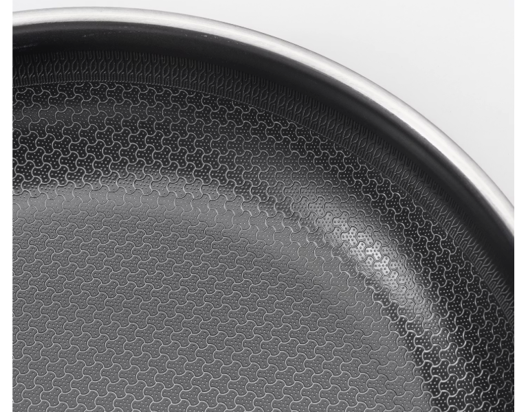 Thermos Thermoclad RVS Koekenpan PFAS-vrij – Voorzien Van 3-laagse Constructie En Keramische Anti-aanbaklaag En Ovenbestendig Tot 200°C – Voor Alle Warmtebronnen – Zilver RVS En Aluminium – 28 cm