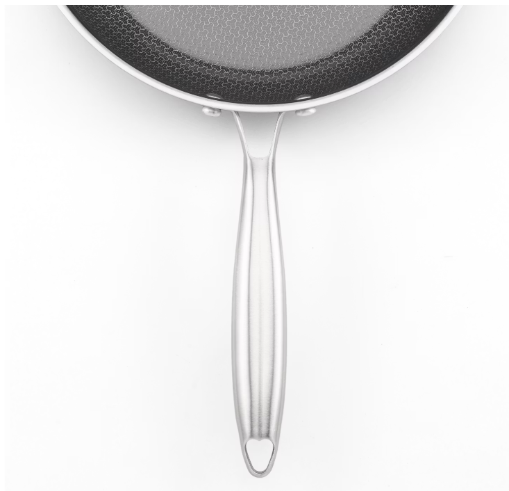 Thermos Thermoclad RVS Koekenpan PFAS-vrij – Voorzien Van 3-laagse Constructie En Keramische Anti-aanbaklaag En Ovenbestendig Tot 200°C – Voor Alle Warmtebronnen – Zilver RVS En Aluminium – 28 cm