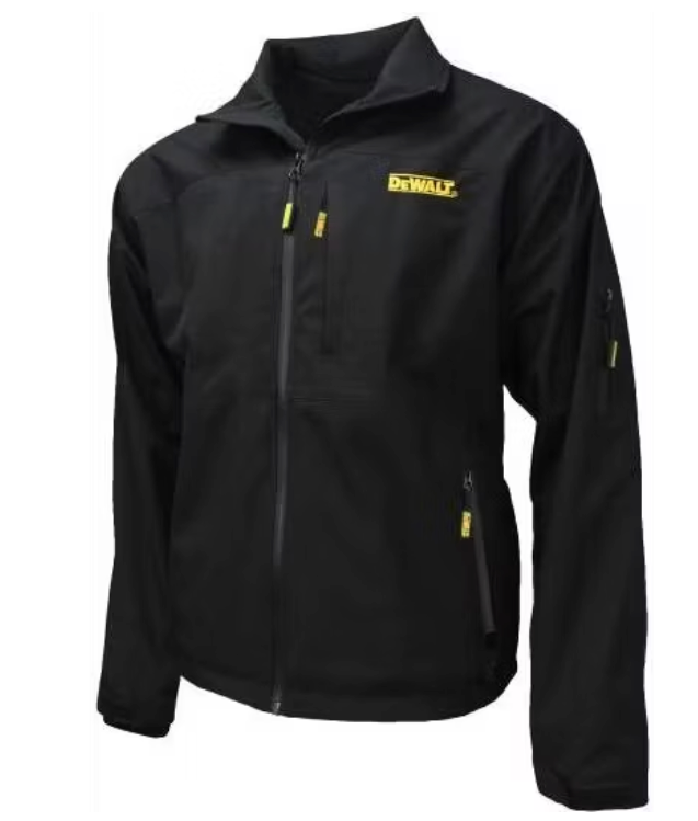 DeWalt Softshell Verwarmd Jack – Voorzien Van Drie Verwarmingszones En Waterdichte Ritsen En Verlengde Achterkant – Voor Bouw En Outdoor – Zwart Textiel – Maat XL
