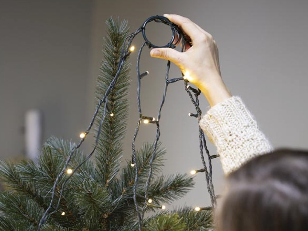 Light Creations Kerstverlichting Speed Light Led Steady – Voorzien Van 330 Warm Witte Leds En Ingebouwde Modulator En 5 Meter Voedingskabel – Voor Binnen En Buiten – Groen Kunststof – 240 cm