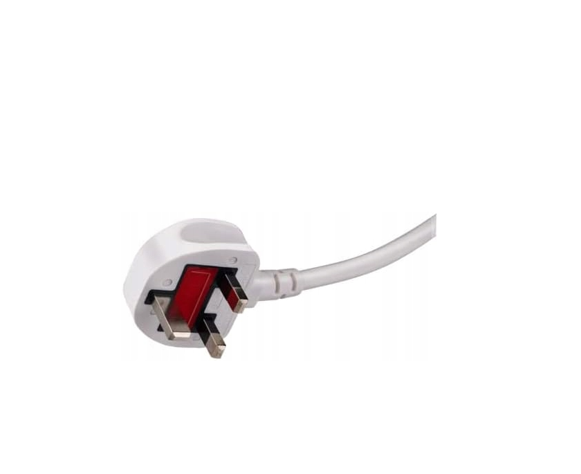 Philips verlengkabel strip 2 m 4 stopcontacten wit - UK
