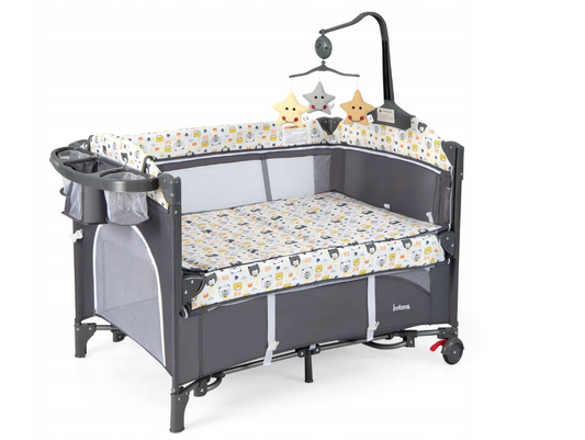 Coast Kinderbed - Opvouwbaar - 110 x 76 x 76 cm - Zwart