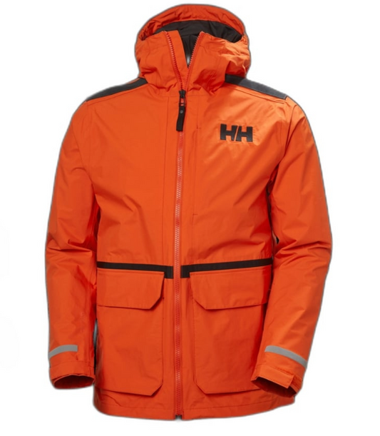 Helly Hansen Unisex Jas - Stijlvol en Functioneel, Perfect voor Elk Weer - oranje - maat S
