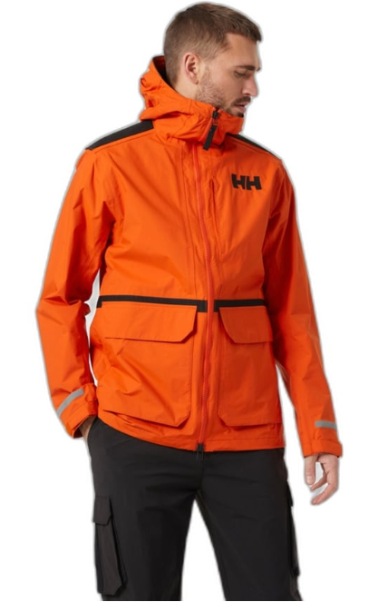 Helly Hansen Unisex Jas - Stijlvol en Functioneel, Perfect voor Elk Weer - oranje - maat S
