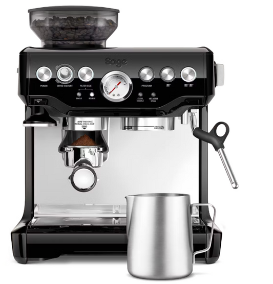 Sage Barista Express Pistonmachine – SES870BKS – Incl. Koffiemolen – 1600 W – 31 x 38 x 40 cm – Zwart/Zilver