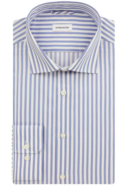Seidensticker New Kent Business Overhemd | Regular Fit | Kleur: Wit - Maat 43