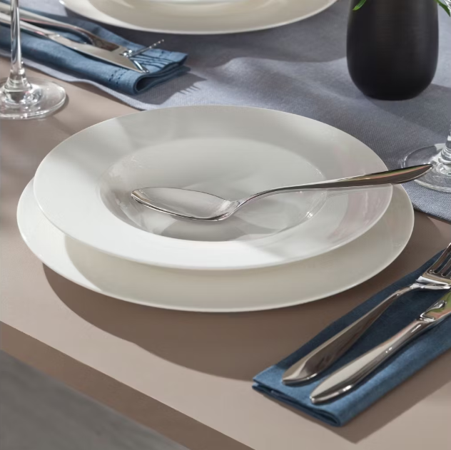 Set van 6 Vivo by Villeroy & Boch Diepe Borden – Ø 24 cm – Tijdloos Wit