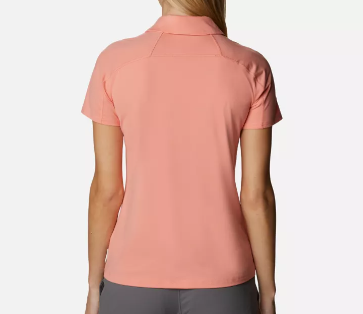 Firwood Camp II Polo – Maat S – Roze – Lichtgewicht en Ademend Outdoor T-shirt