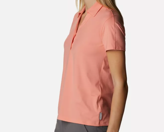 Firwood Camp II Polo – Maat S – Roze – Lichtgewicht en Ademend Outdoor T-shirt