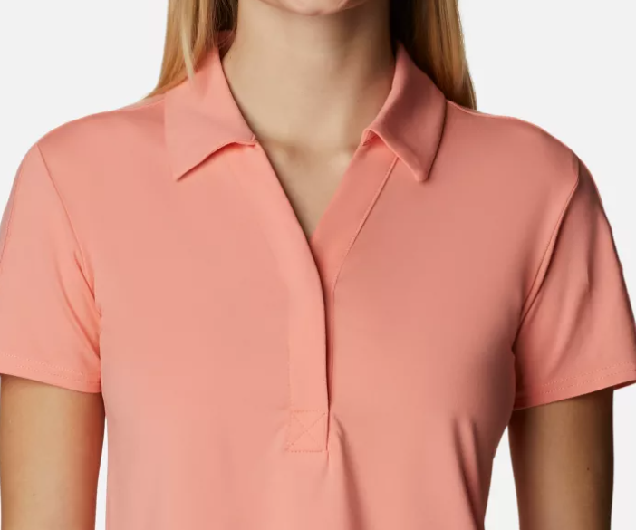 Firwood Camp II Polo – Maat S – Roze – Lichtgewicht en Ademend Outdoor T-shirt