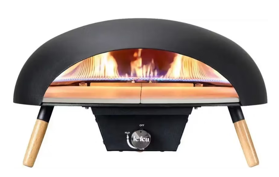 Le Feu Turtle 3.0 Outdoor Pizzaoven - Gasgestookt - Zwart - Ø 61 cm x H 39 cm