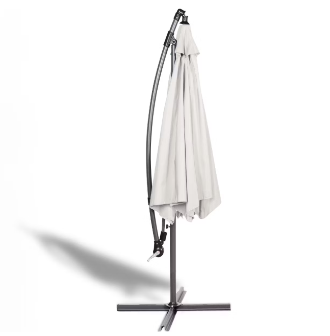 Lifa Garden Hangende Parasol Ø 300 cm Crème – Inclusief Beschermhoes