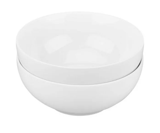 Rosenthal Set van 2 Cerealborden, Porselein, 14 cm, Wit