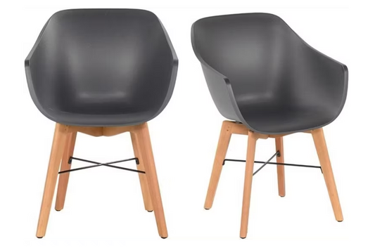 Hartman - Iris Stoel - 2x - Antraciet