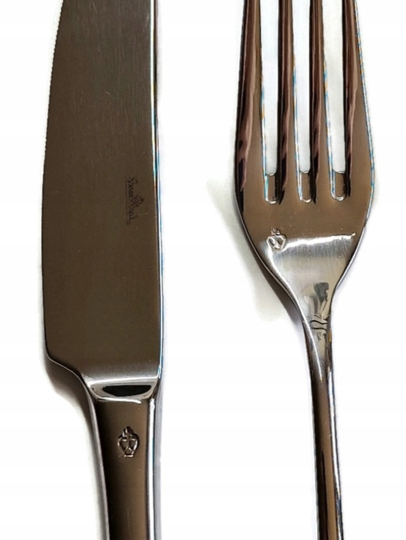 Rosenthal Bestekset 3-delig (mes 22 cm, vork 20 cm, lepel 20 cm) – Zilvergrijs, roestvrij staal