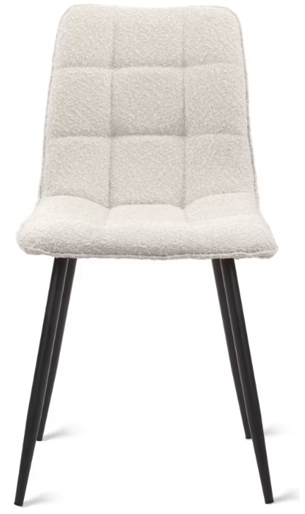 Multifurn Yerevan Eetkamerstoel Set van 2 – 45x55x89 cm – Taupe