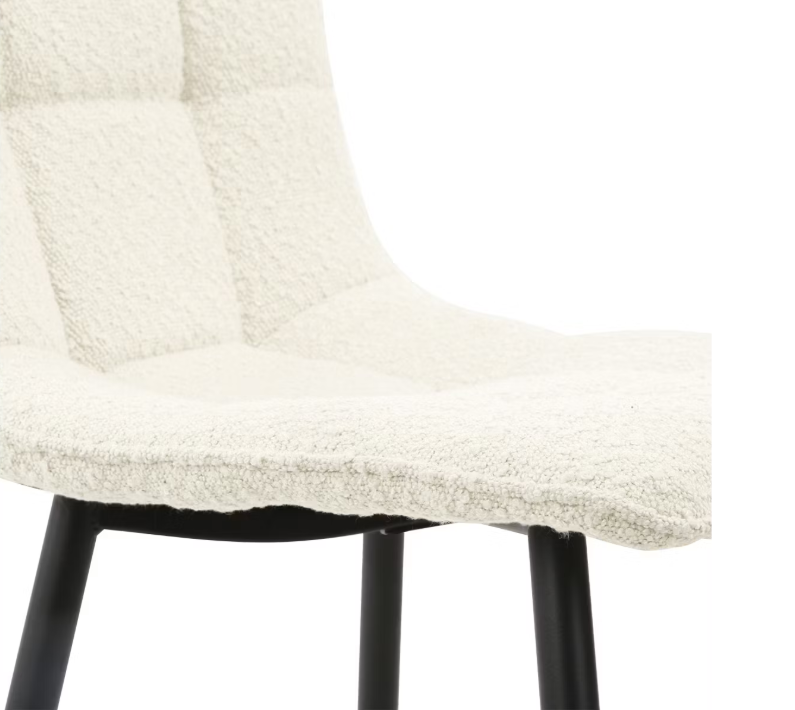 Multifurn Yerevan Eetkamerstoel Set van 2 – 45x55x89 cm – Taupe