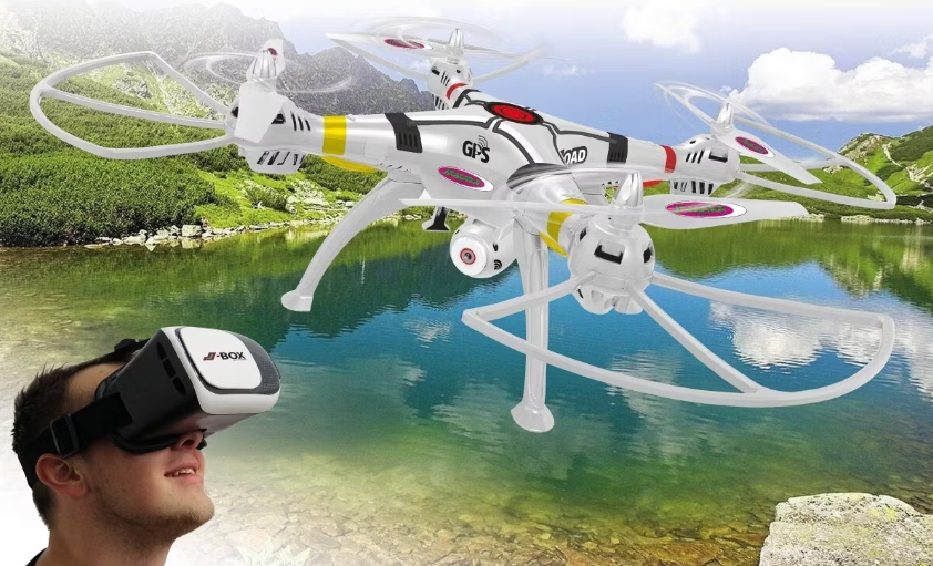 Jamara Payload GPS VR Drone | 720p HD Camera | 62x62x18,8 cm | Wit