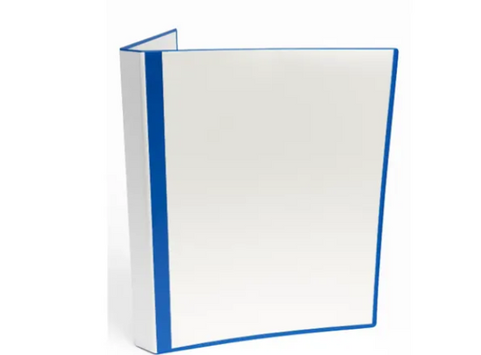 DiscountOffice Showalbum A4 20 tassen en omslaghouder Blauw 305x230x15mm