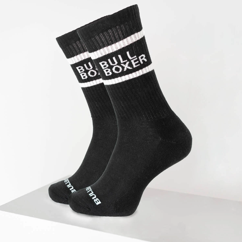 Bullboxer Heren Sokken 2-pack Zwart/Zwart Maat 39-42