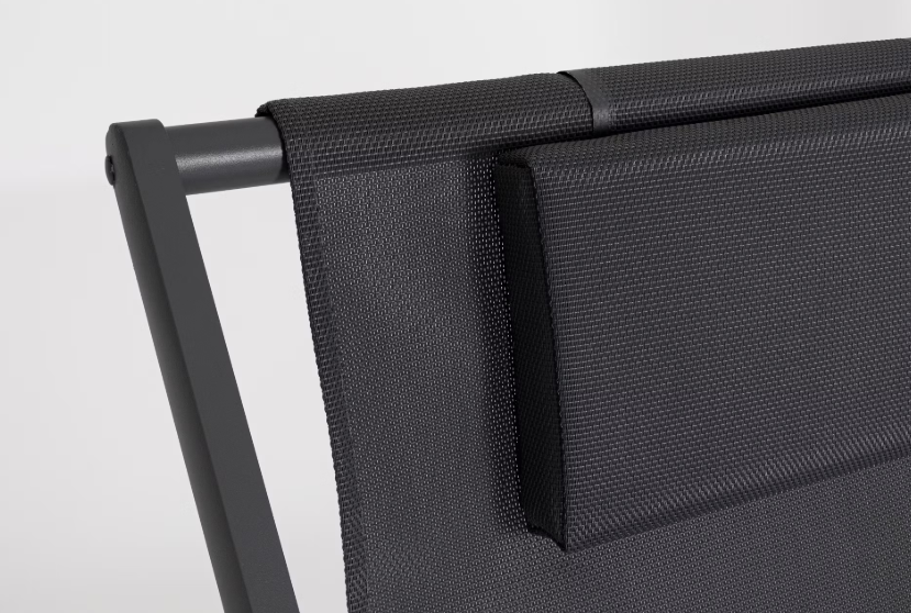 Bizzotto Ligstoel Taylor 65 x 200 x 102 - 42,5 cm | Dark Grey