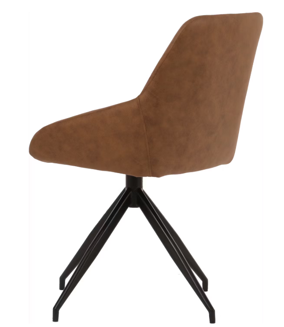 Dutchbone Eetkamerstoel Laurel Champagne 60x51x85 cm – Draaibaar 360°
