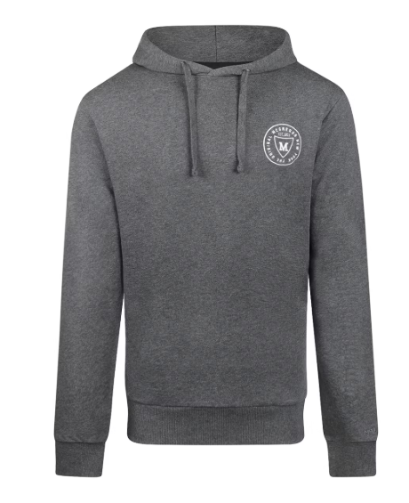 McGregor Heren Graphic Hoodie Dark Grey Melange – Maat L, 100% Katoen