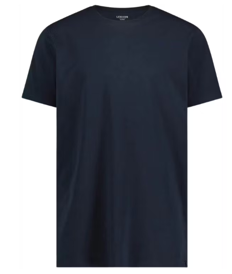 LebasQ Miles Long Fit T-Shirt Heren - 3-pack - Ronde Hals - Kleur: Navy - Maat L