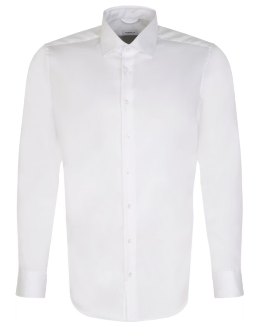 Seidensticker New Kent Business Shirt – Regular Fit – Wit – Maat 39 – Ruglengte ca. 80 cm – Mouwlengte ca. 64 cm