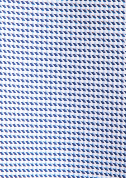 Seidensticker Overhemd Regular Fit - Spread Kent |-Mid Blue - Maat 42 - 100% Katoen