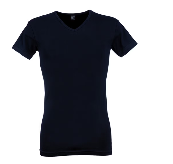 Alan Red Oklahoma T-Shirt 4-Pack – Heren 3XL | Navy 6681/4 | Body Fit & Stretchkatoen (V-Hals)