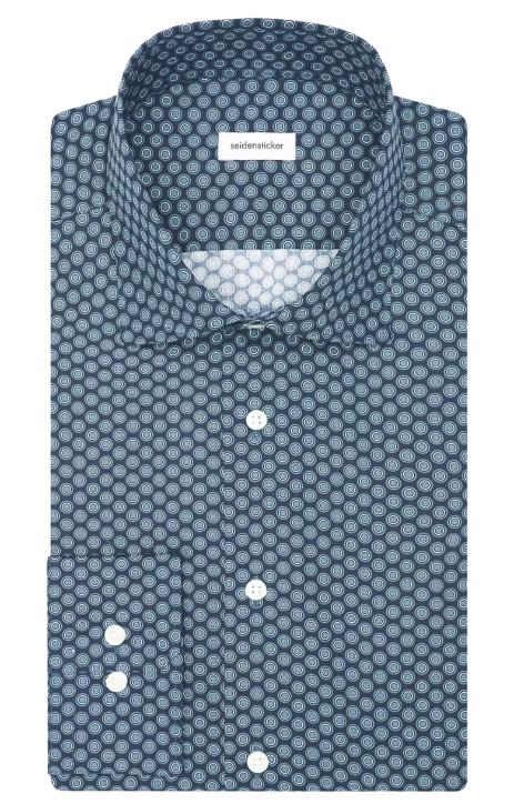 Seidensticker New Kent Business Shirt | Regular Fit | 42 Sage Green | 100% Katoen | 01.845413-73
