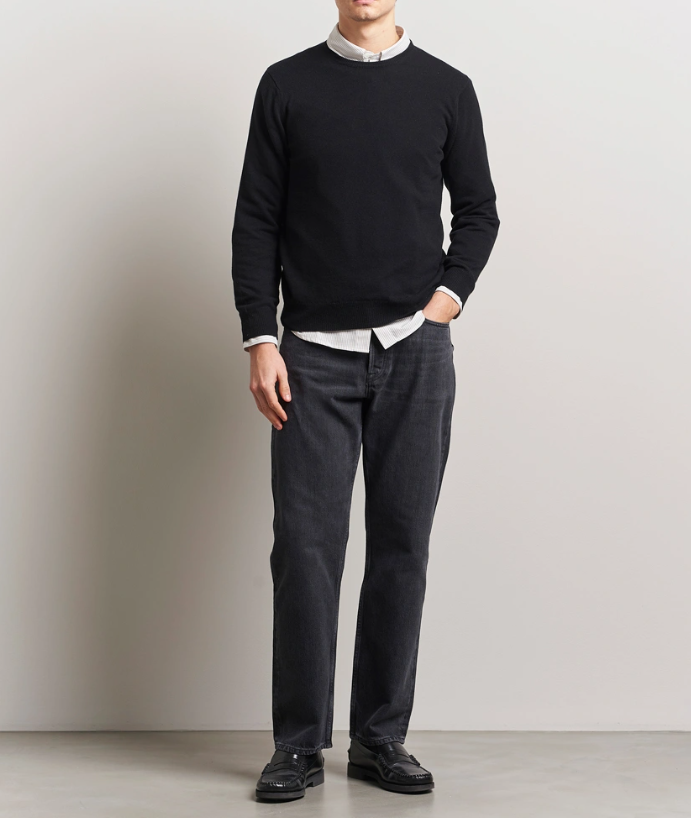 Samsøe Samsøe – Eddie Regular Fit Jeans - Black Bliz - Maat 30/32