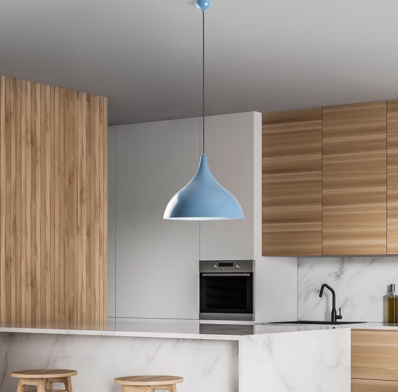 Opviq Bitlisim Hanglamp Light Blue | Ø41 x H35 cm | Instelbare hoogte