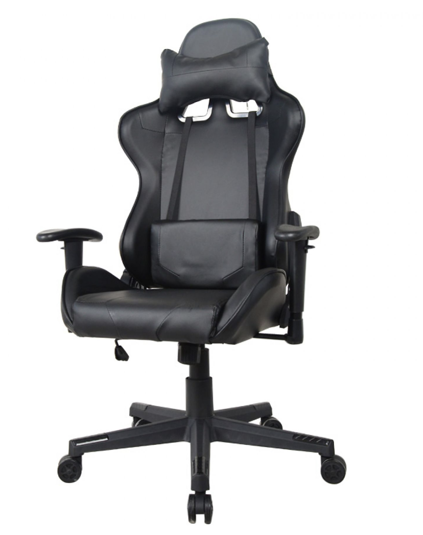 VDD Thomas Gamingstoel - Ergonomisch - Racing - Verstelbaar - 120x72x60 cm - ZwartThomas Gamingstoel - Ergonomisch - Racing - Verstelbaar - 120x72x60 cm - Zwart