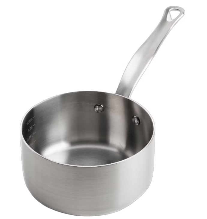Mauviel 1830 Sauspan Ø 16 cm RVS 1,49 L – Zilver