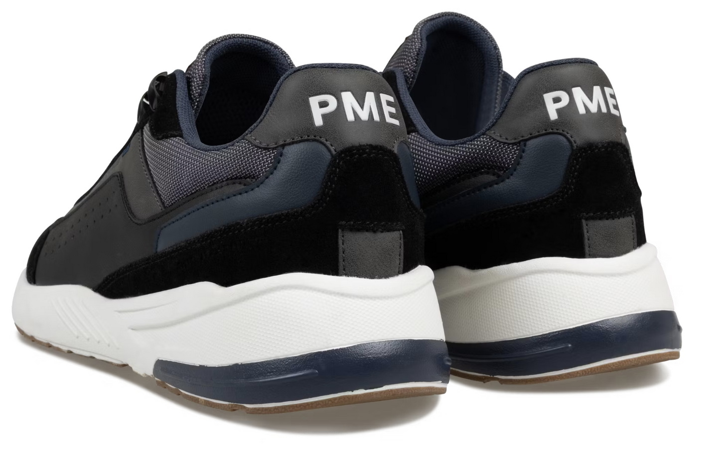 PME Legend Noselifter Sneakers Heren - Zwart - Maat 45 – Sportief Multimatariaal Comfort