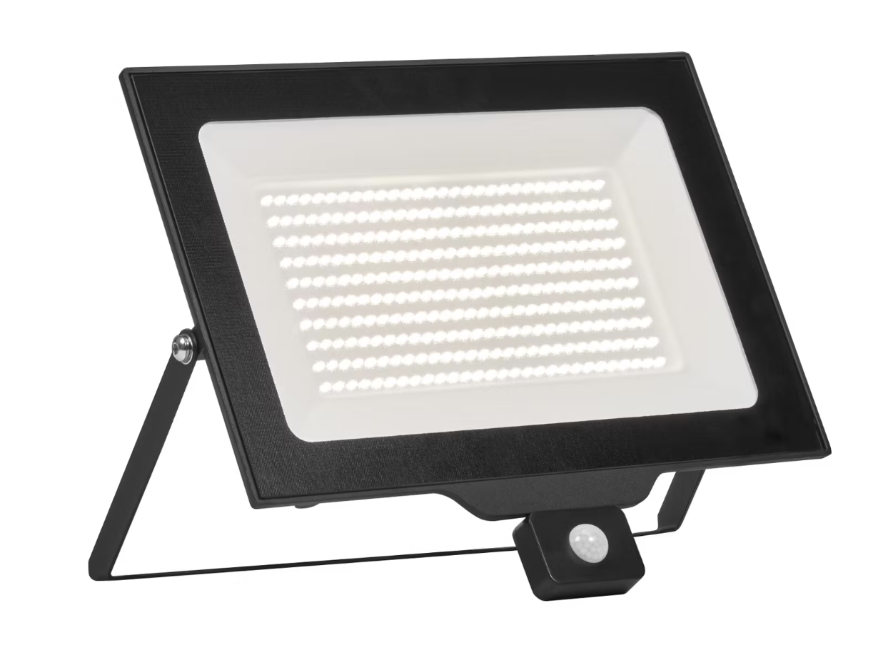 Ledvance Essential Sensor LED Schijnwerper 200 W - Zwart - 402x45x341 mm - 20000 lumen koel wit