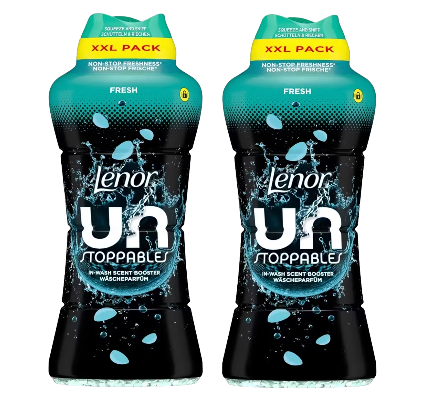Lenor Geurparels – Unstoppables Fresh – XXL 735 g – 2 Stuks – Tot 12 Weken Fris