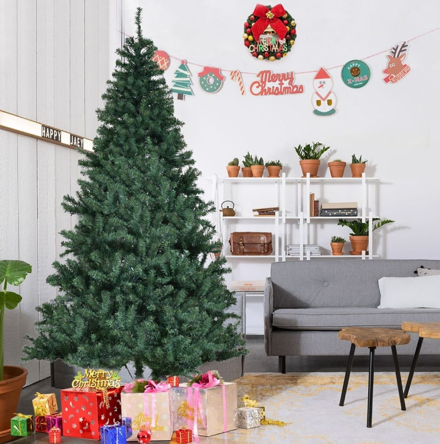 Coast Kunstkerstboom met LED-verlichting – 210 cm – Groen – Ø 115 cm