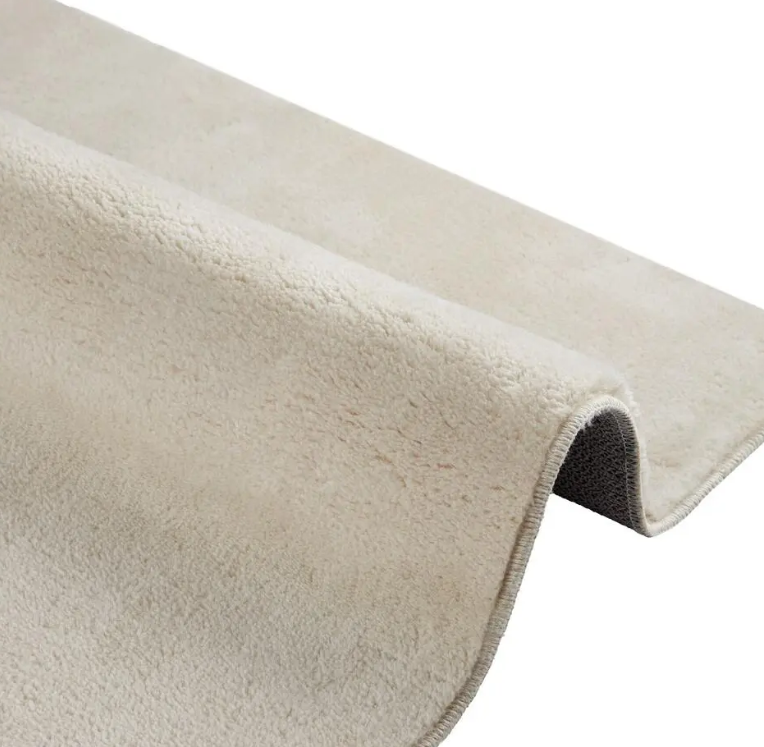 tectake Soft Zone Vloerkleed – Kortpolig – Extra Zacht – Beige – 200 × 290 cm