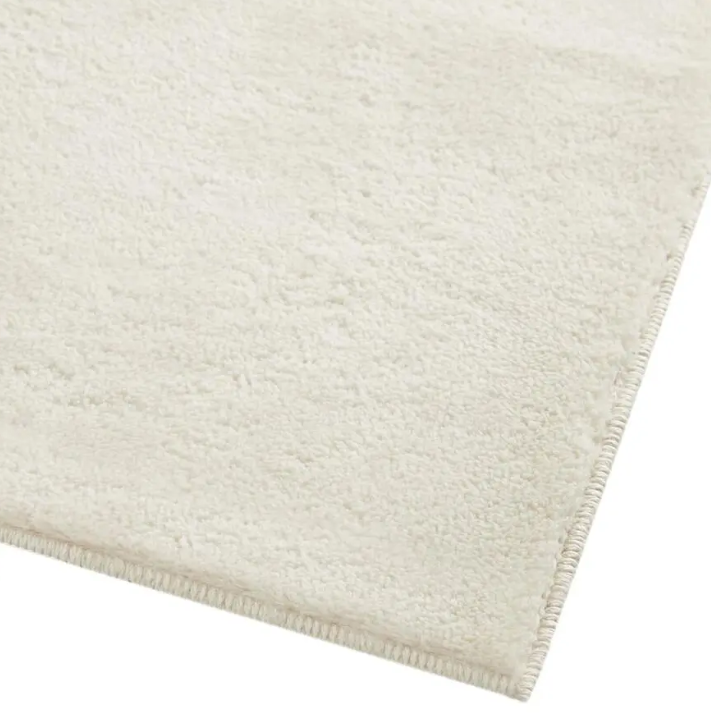 tectake Soft Zone Vloerkleed – Kortpolig – Extra Zacht – Crème – 200 × 290 cm