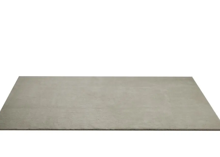 tectake Soft Zone Vloerkleed – Kortpolig – Extra Zacht – Zandkleur – 200 × 290 cm