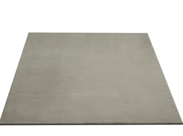 tectake Soft Zone Vloerkleed – Kortpolig – Extra Zacht – Zandkleur – 200 × 290 cm