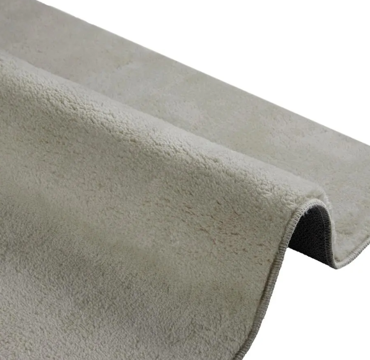 tectake Soft Zone Vloerkleed – Kortpolig – Extra Zacht – Zandkleur – 200 × 290 cm